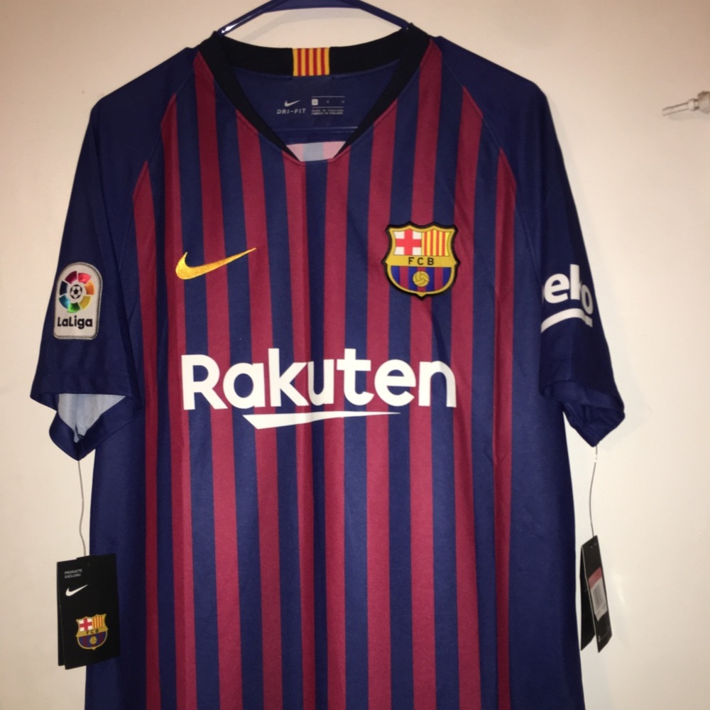 Authentic Nike Barcelona Jersey (A. Iniesta #8)